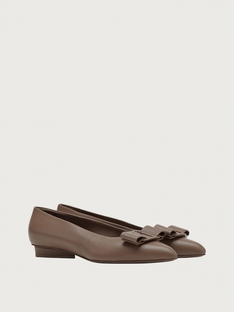 Ferragamo Vara Bow Ballet Shoes