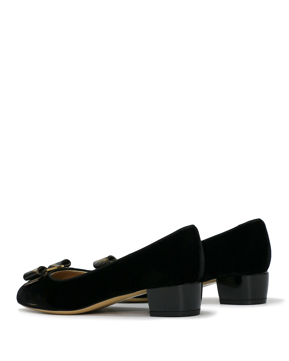 Ferragamo Bow-tie High Heels In Black
