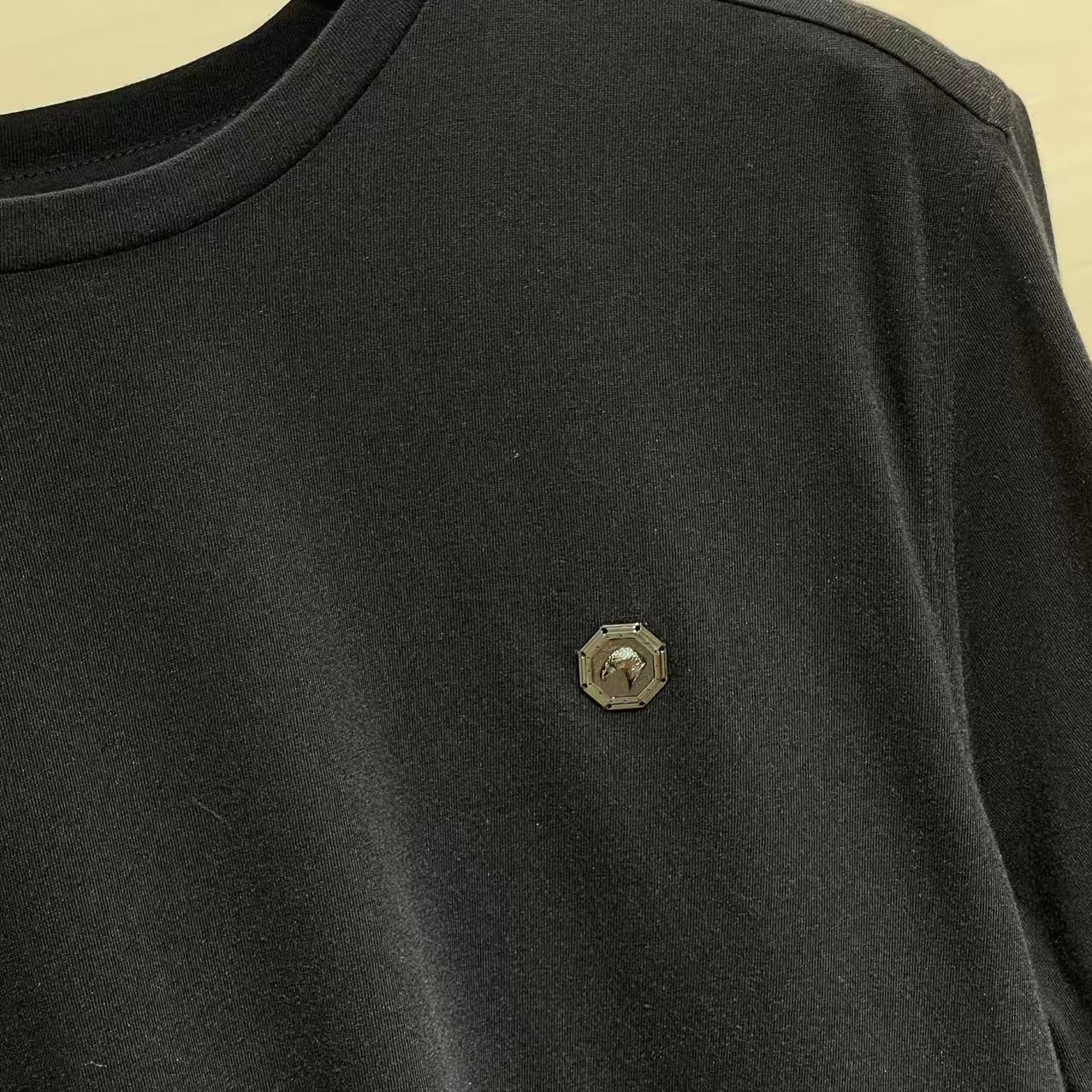 Stefano Ricci Logo-plaque T-shirt In Blue