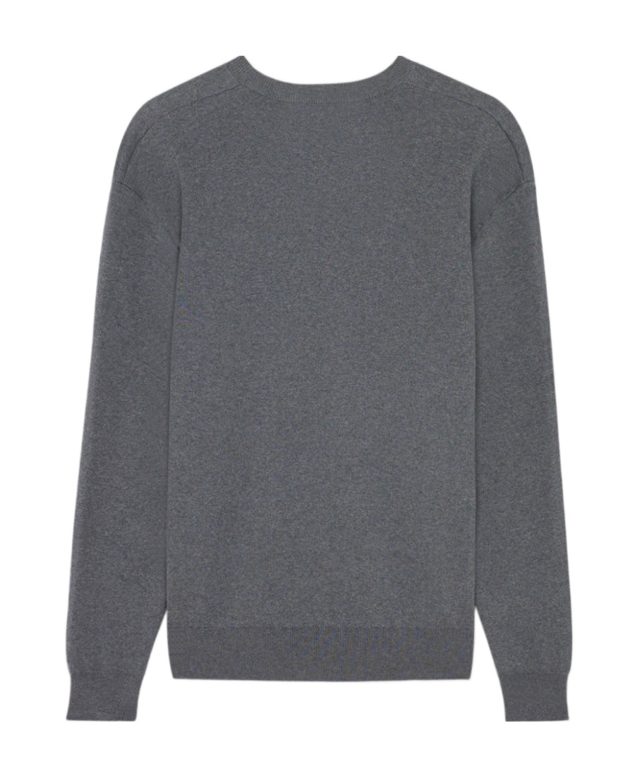 Shop Maison Kitsuné Vibrant Fox Head Intarsia Pullover In Black