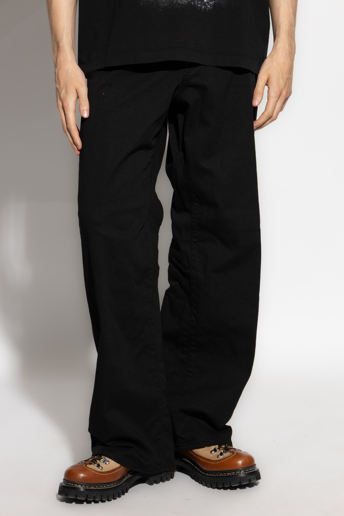 Dsquared2 Jeans With Belt Loops In Black