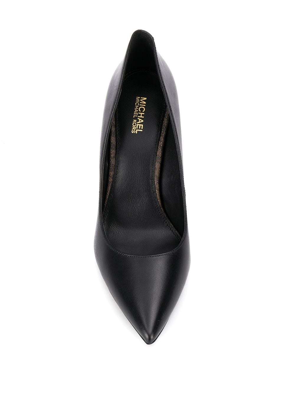 Michael Kors Black Patent Leather Claire Pump In Black