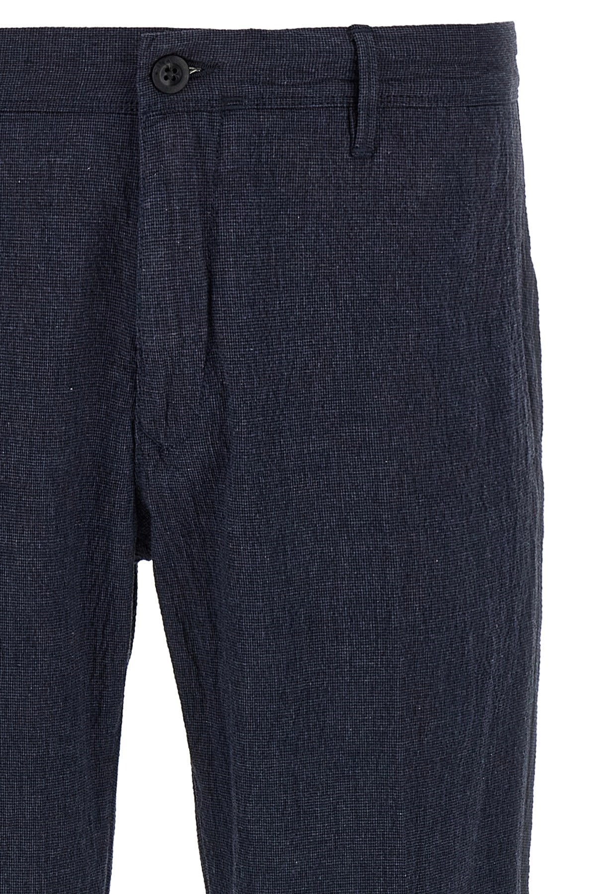 Incotex Cotton Trousers With Back Pocket And Belt Loops
