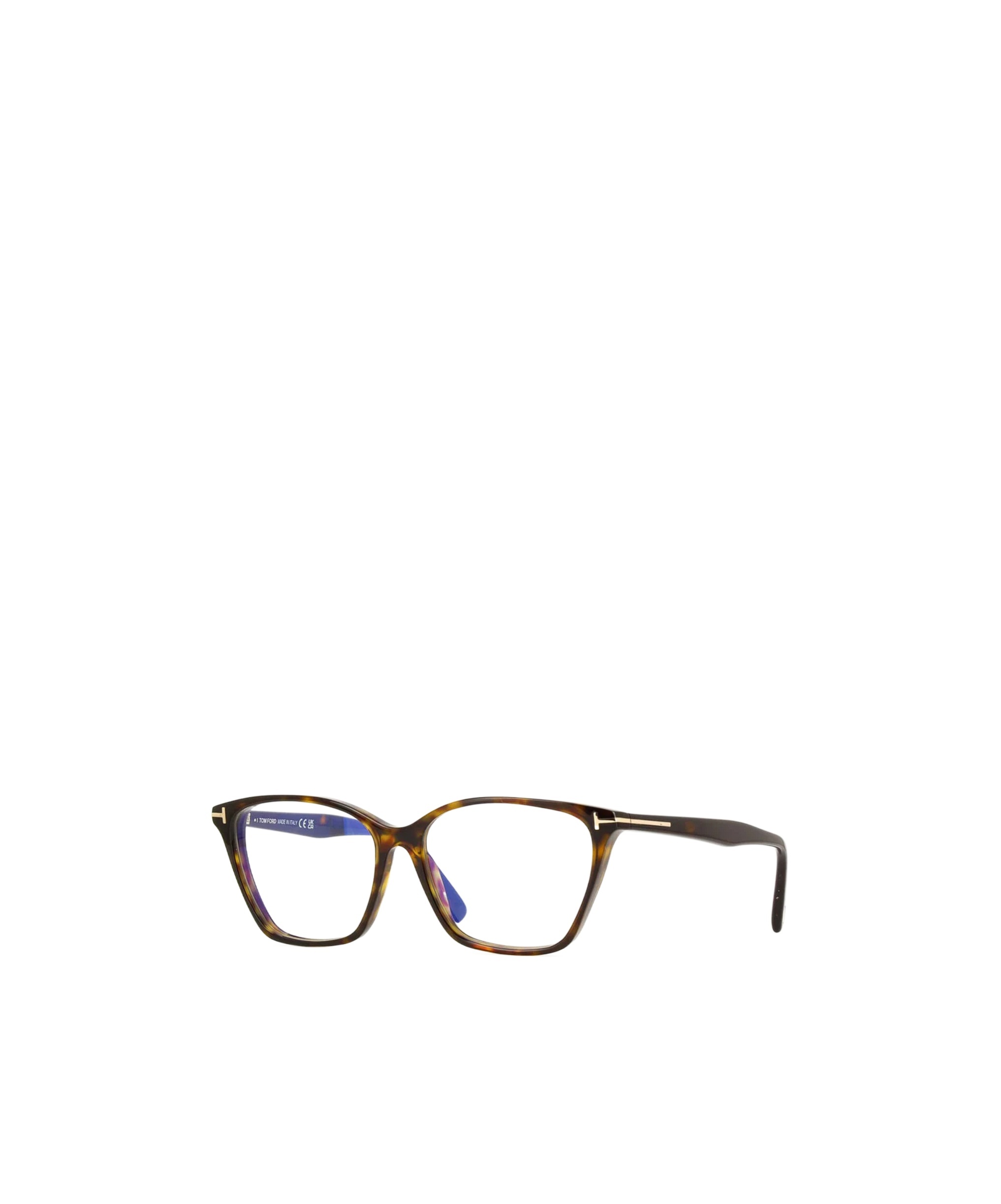 Tom Ford Eyewear Rectangle Frame Glasses In Green