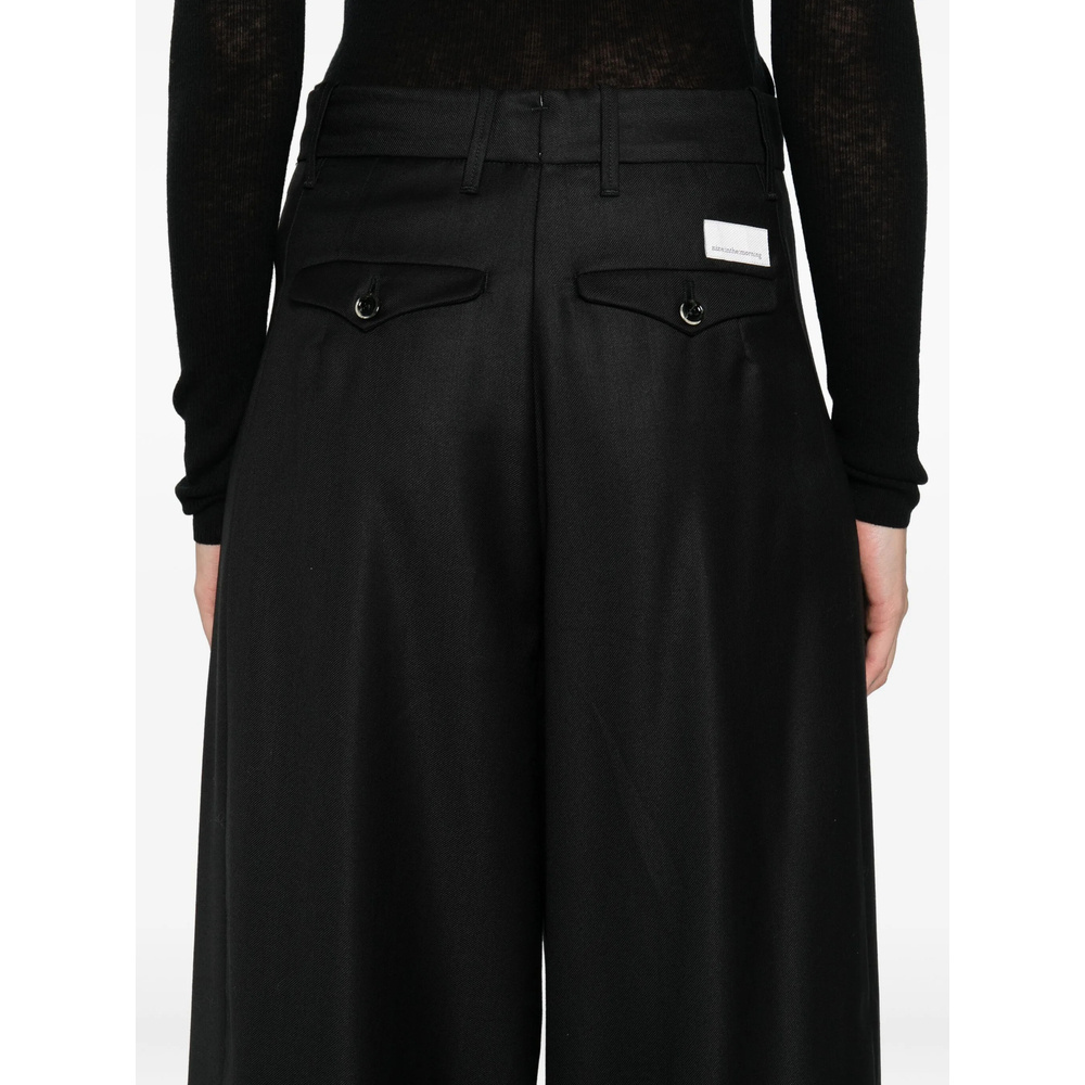 Nine In The Morning Casual Pants With Belt Loops In Black