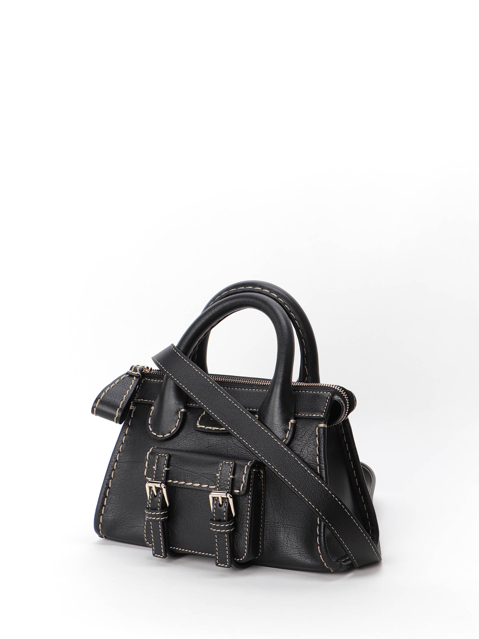 Chloé Edith Mini Tote Bag In Black