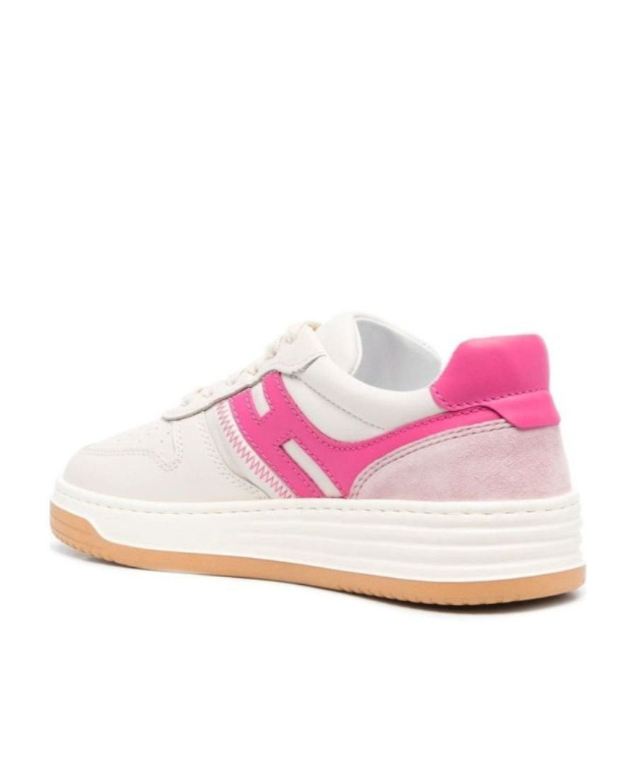 HOGAN HOGAN ROUND TOE LACE-UP SNEAKERS