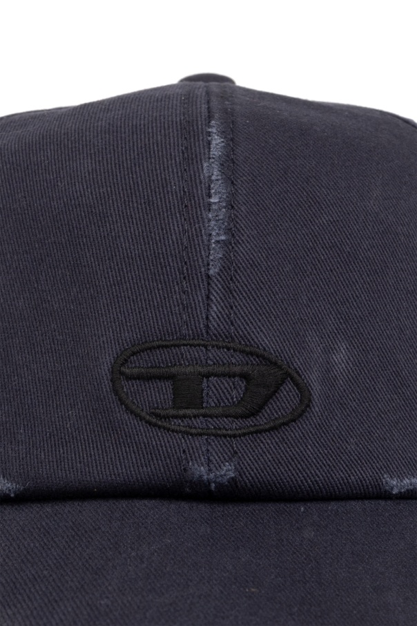 Diesel C-dale Cotton Cap In Black