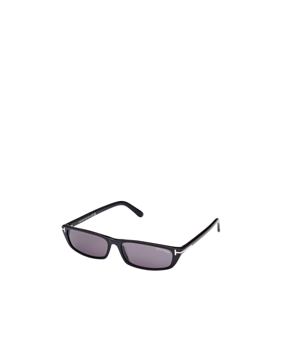 Tom Ford Eyewear Rectangle Frame Sunglasses In Black