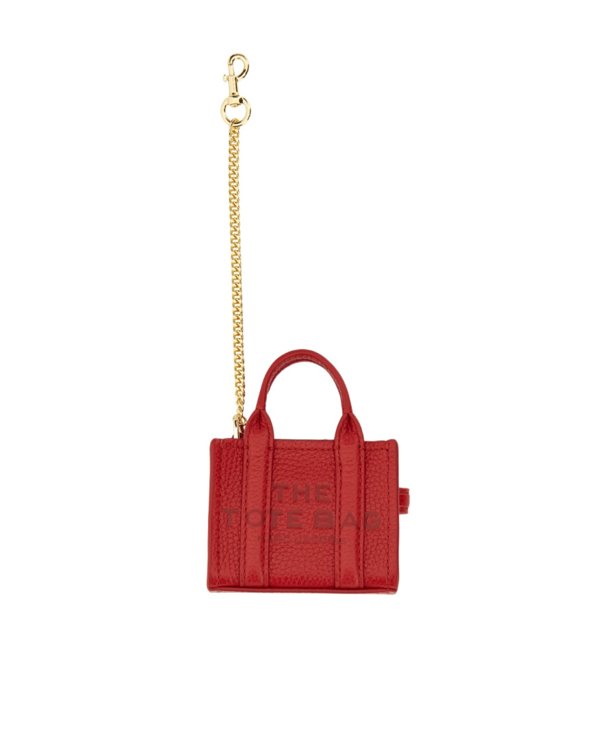 Marc Jacobs The Nano Tote Bag Charm In Red