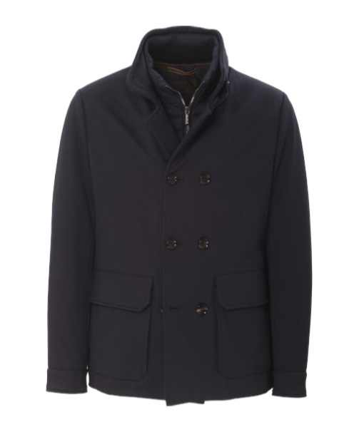 Moorer Long-sleeved Casual Jacket In Black