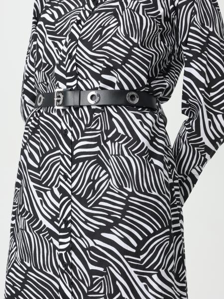 MICHAEL KORS ZEBRA-PRINT ORGANIC-COTTON SHIRT DRESS