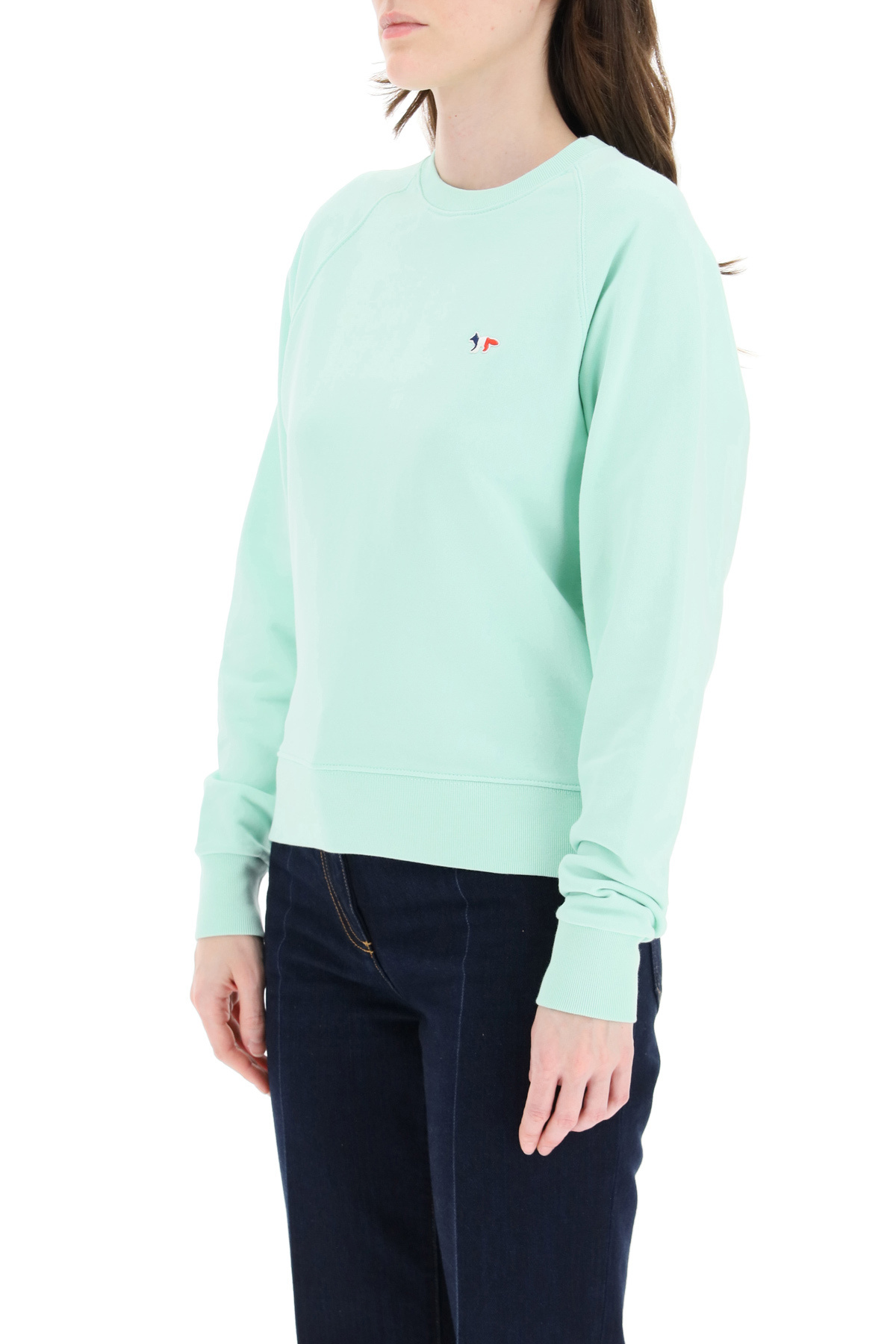 MAISON KITSUNÉ TRICOLOR FOX PATCH SWEATSHIRT