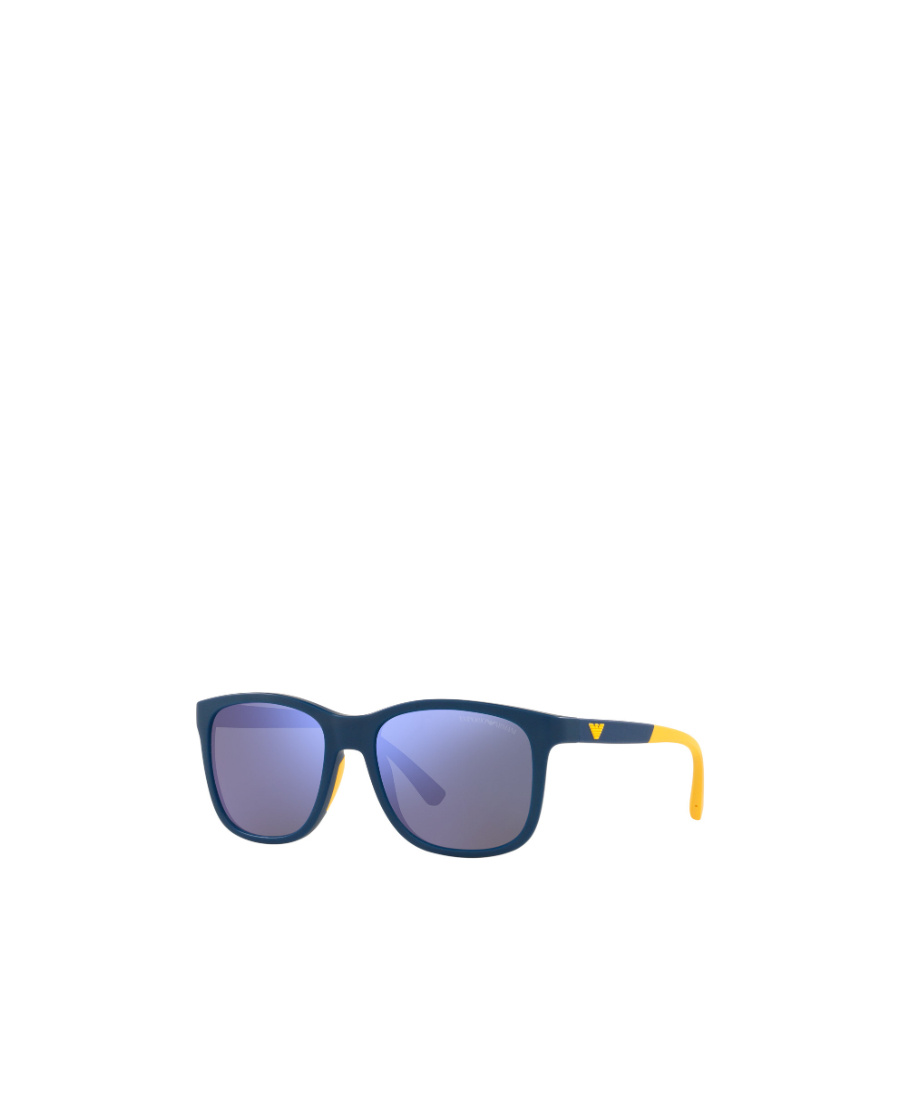 Emporio Armani Square-frame Sunglasses In Blue