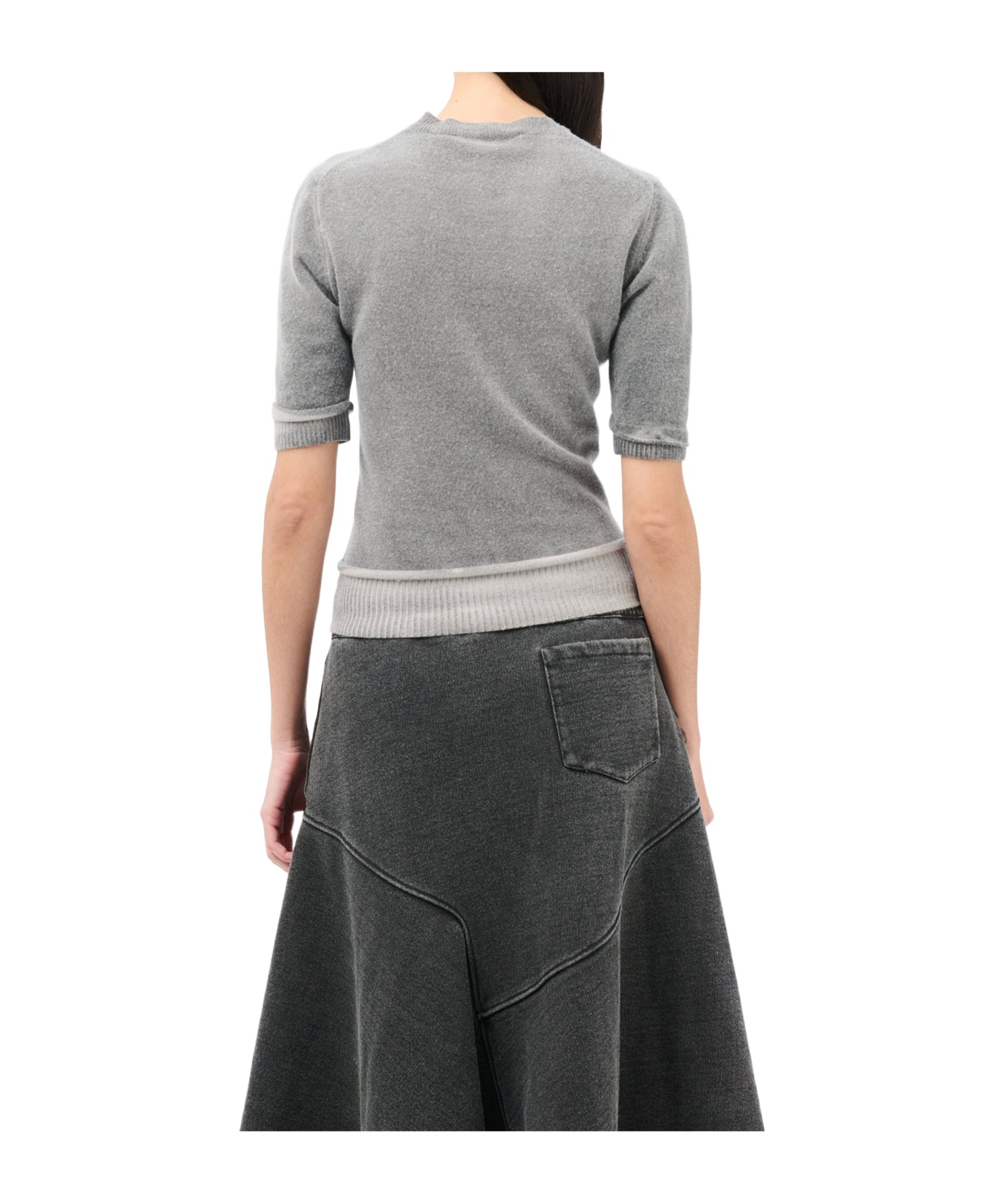 Our Legacy Grey Spray Dye Cherub Wool In Gray