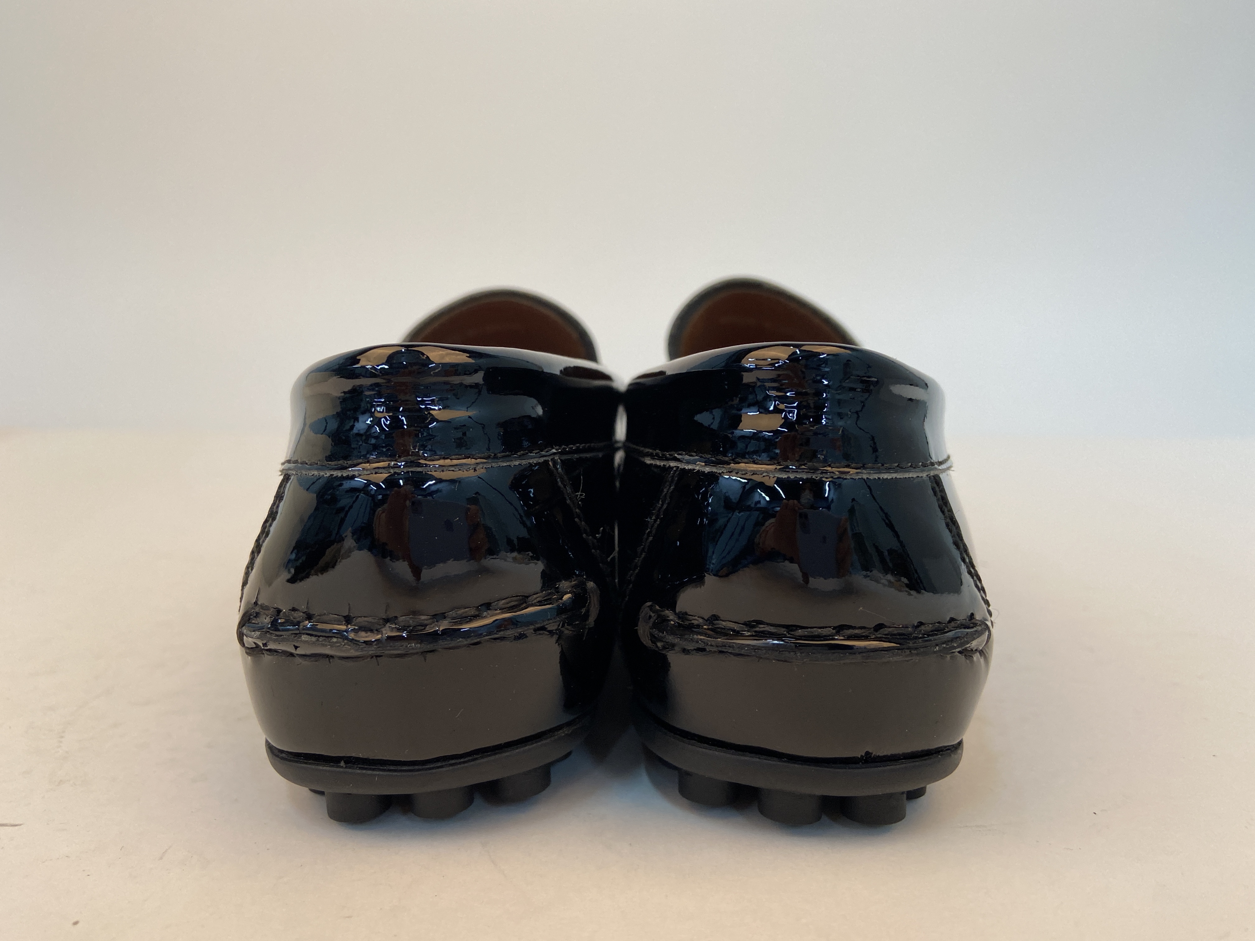 Emporio Armani Logo Flat Shoes In Black