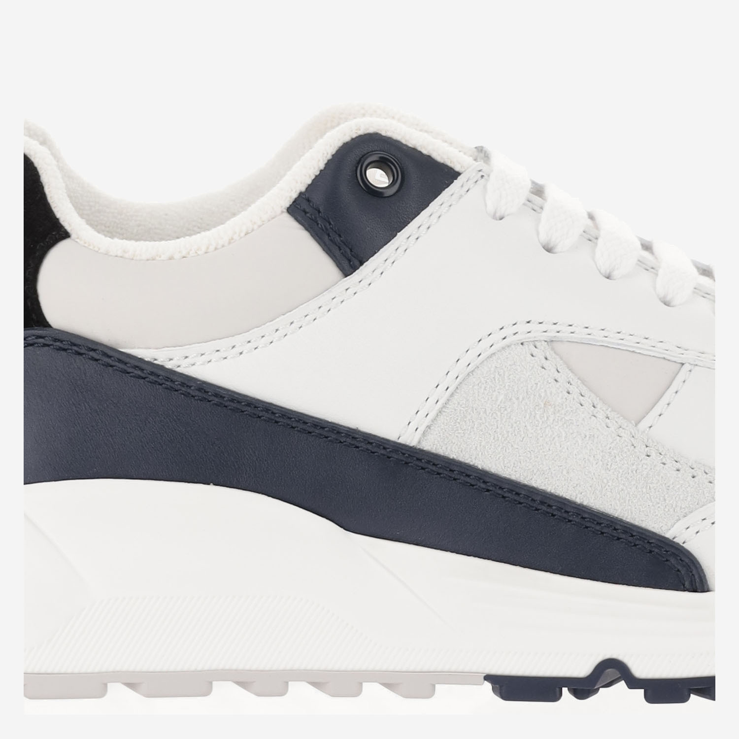 Saint Laurent Laced Sneakers In White