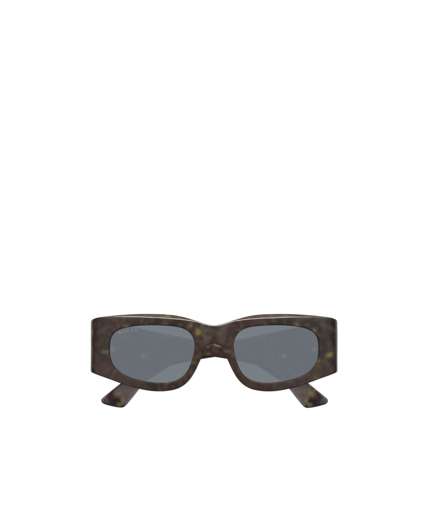 Gucci Rectangle-frame Sunglasses In Gray