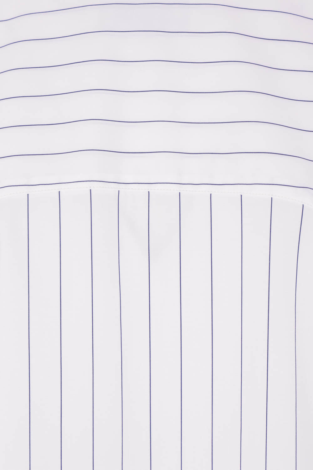 Dries Van Noten Pinstripe Button-down Shirt In Soft Viscose-cotton Blend In White