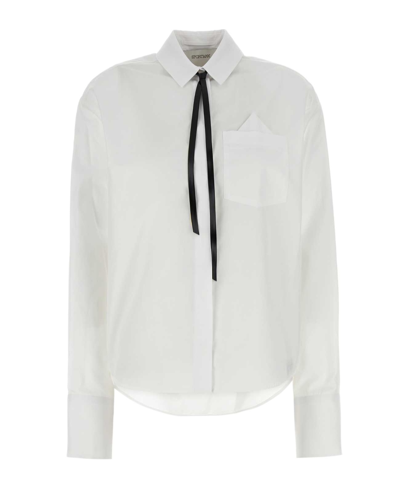 Sportmax White Regular Fit Shirt In White