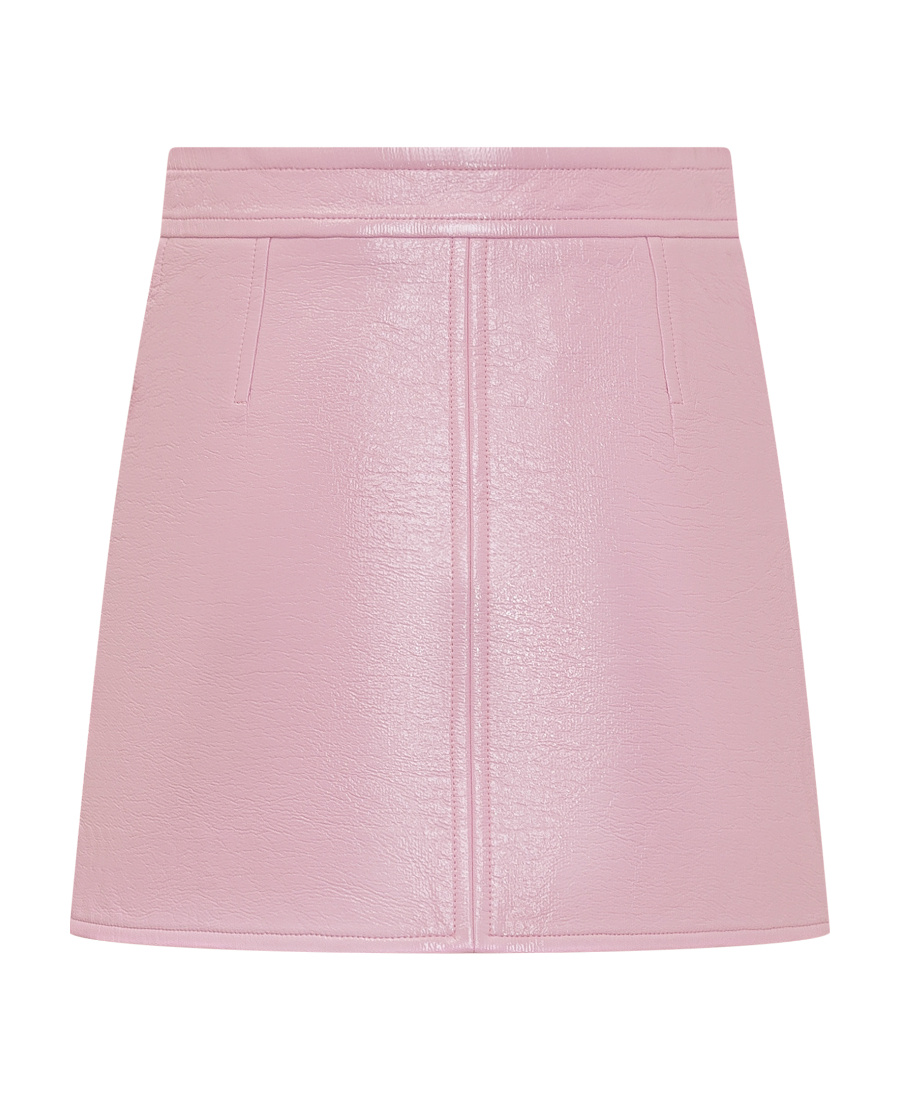 Courrèges Vinyl Reedition Skirt In Pink