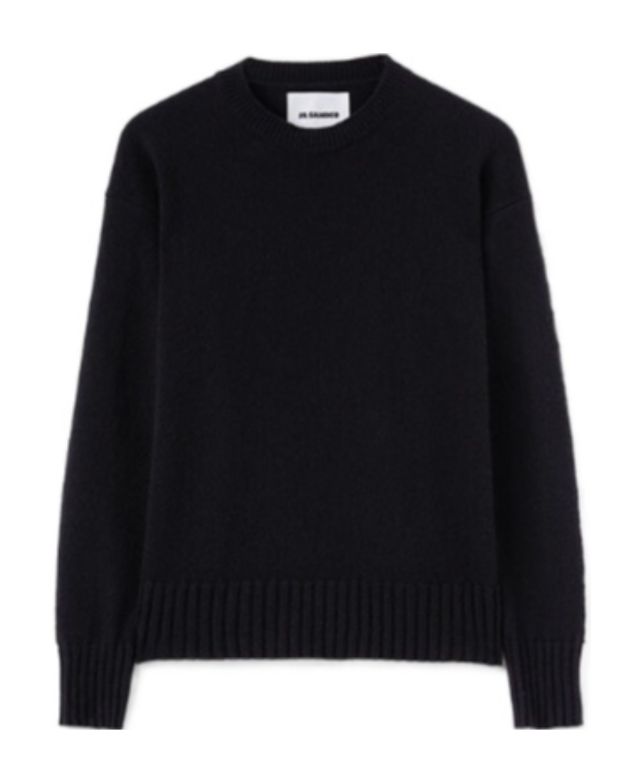 JIL SANDER JIL SANDER CREWNECK RIBBED JUMPER