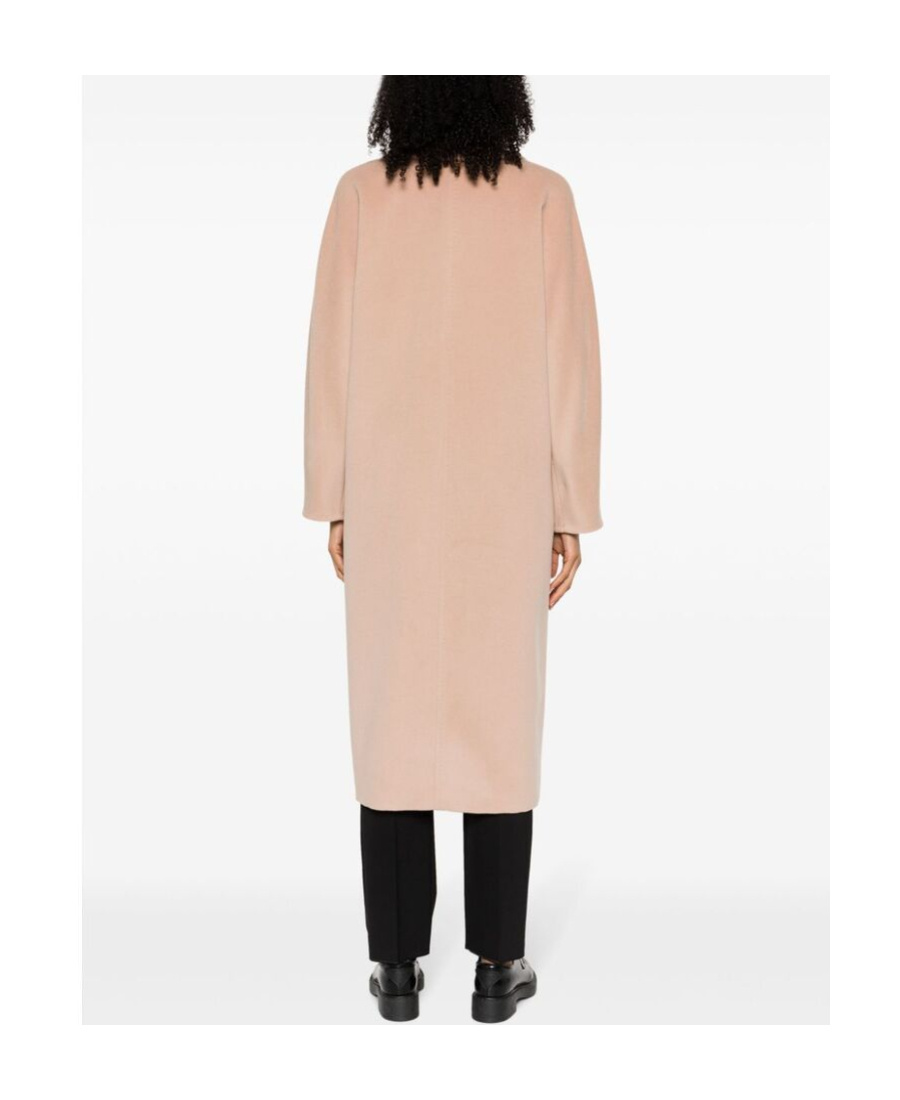 Max Mara Double-breasted Coat In Nude