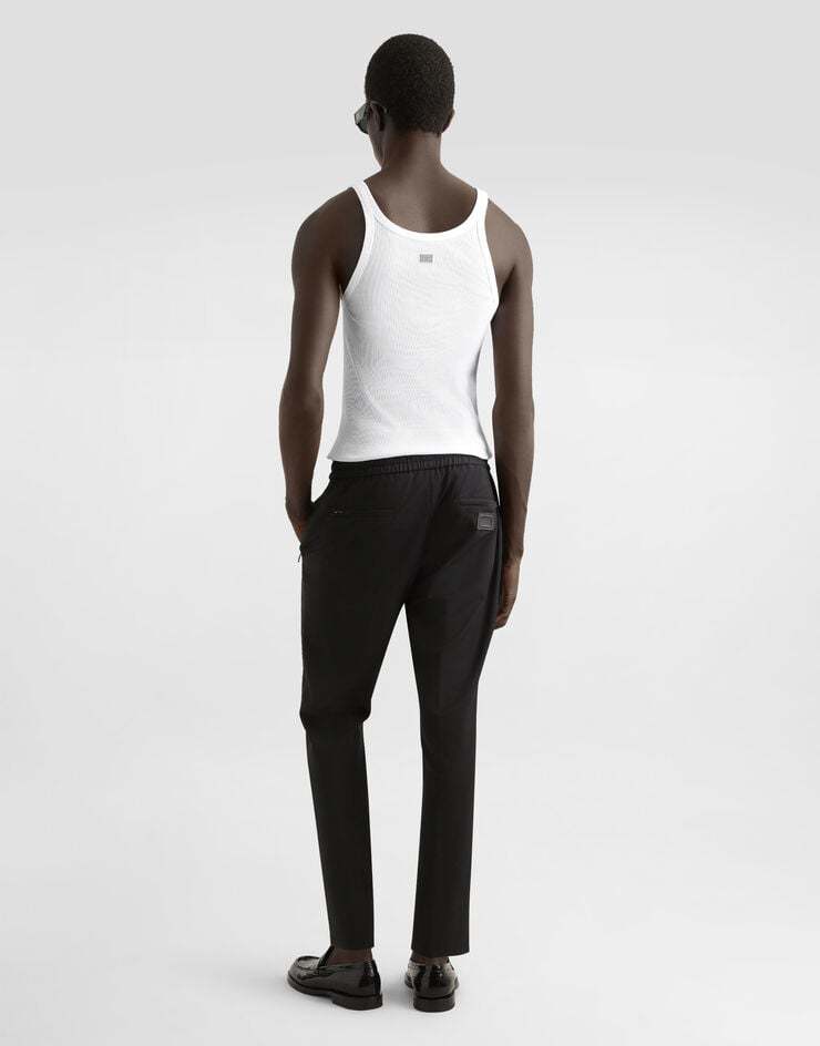 Dolce & Gabbana Jersey Tank Top In White