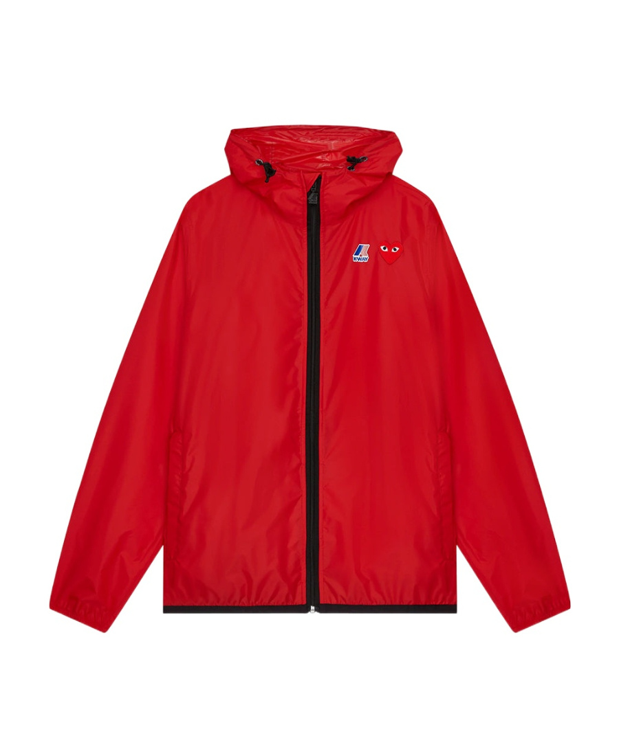 Comme Des Garçons Play Coats & Jackets In Red