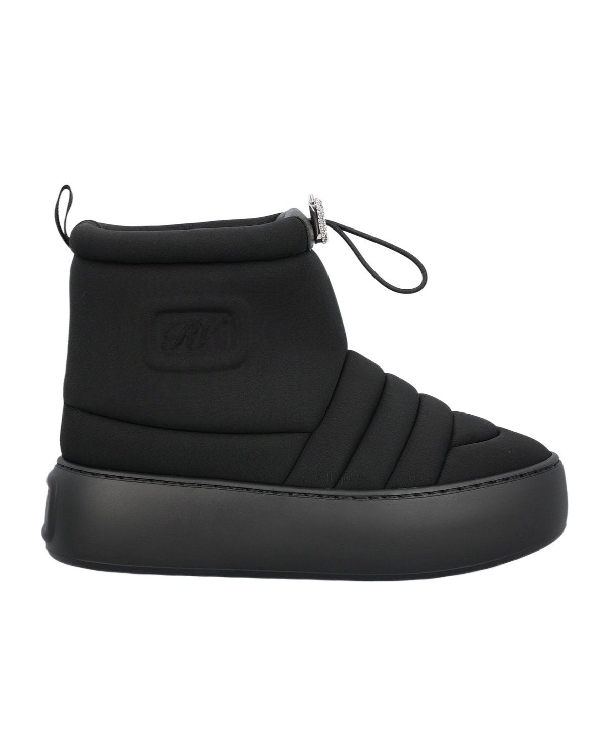 Roger Vivier Women Viv Winter Puffy Bootie In Black
