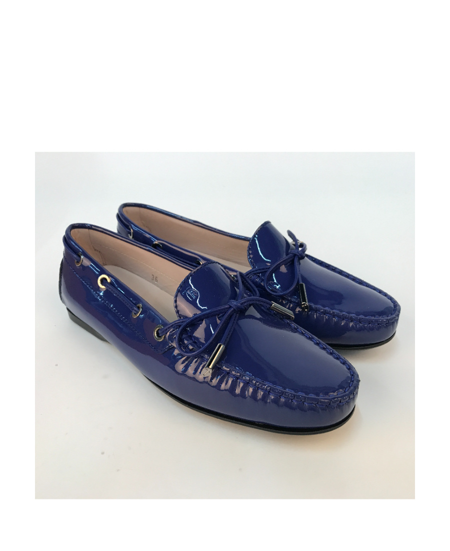 Tod's Logo Details Loafers In Blue
