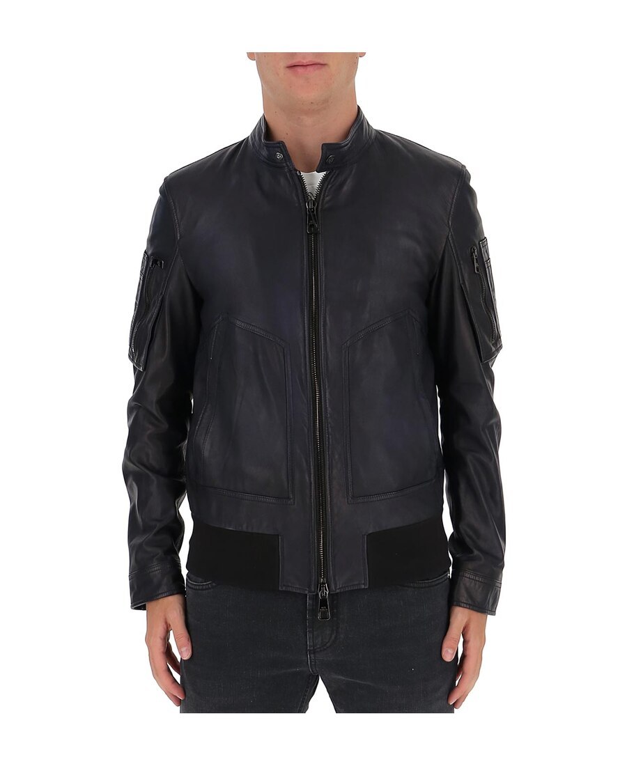 Neil Barrett Zipper Casual Jacket In Black