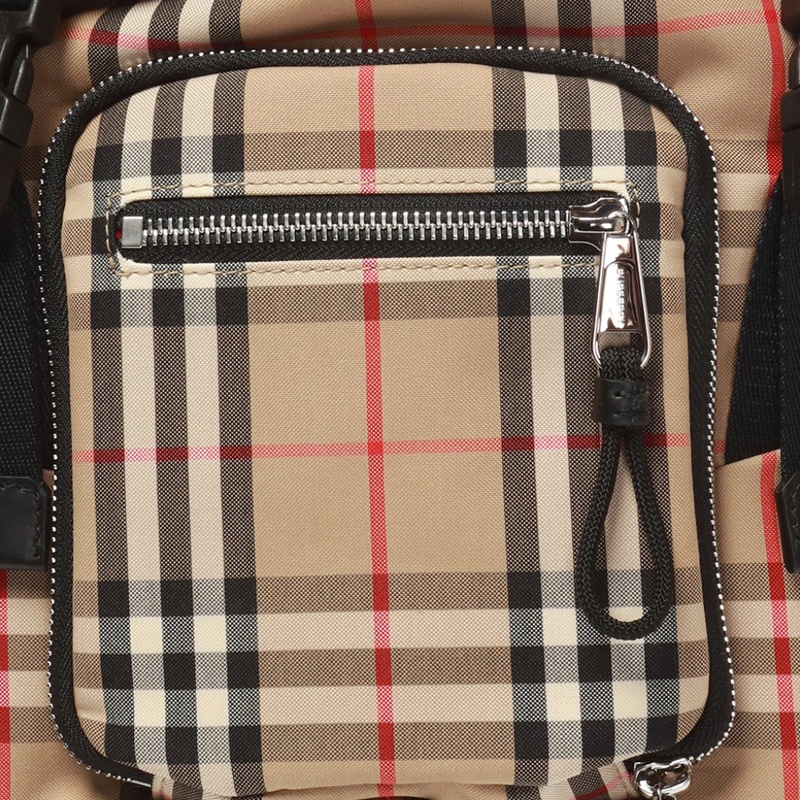 Burberry Checkered Logo Backpack In Multicolor