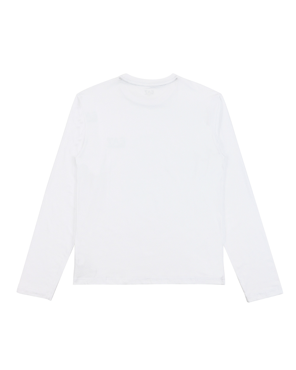 Ea7 Logo T-shirt With Round Neck In White
