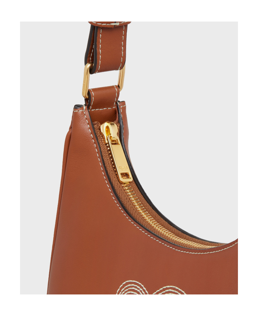Celine Ava Shoulder Bag In Brown