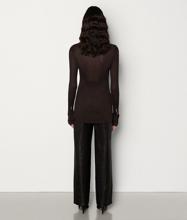 Bottega Veneta Ribbed-knit Jumper In Black