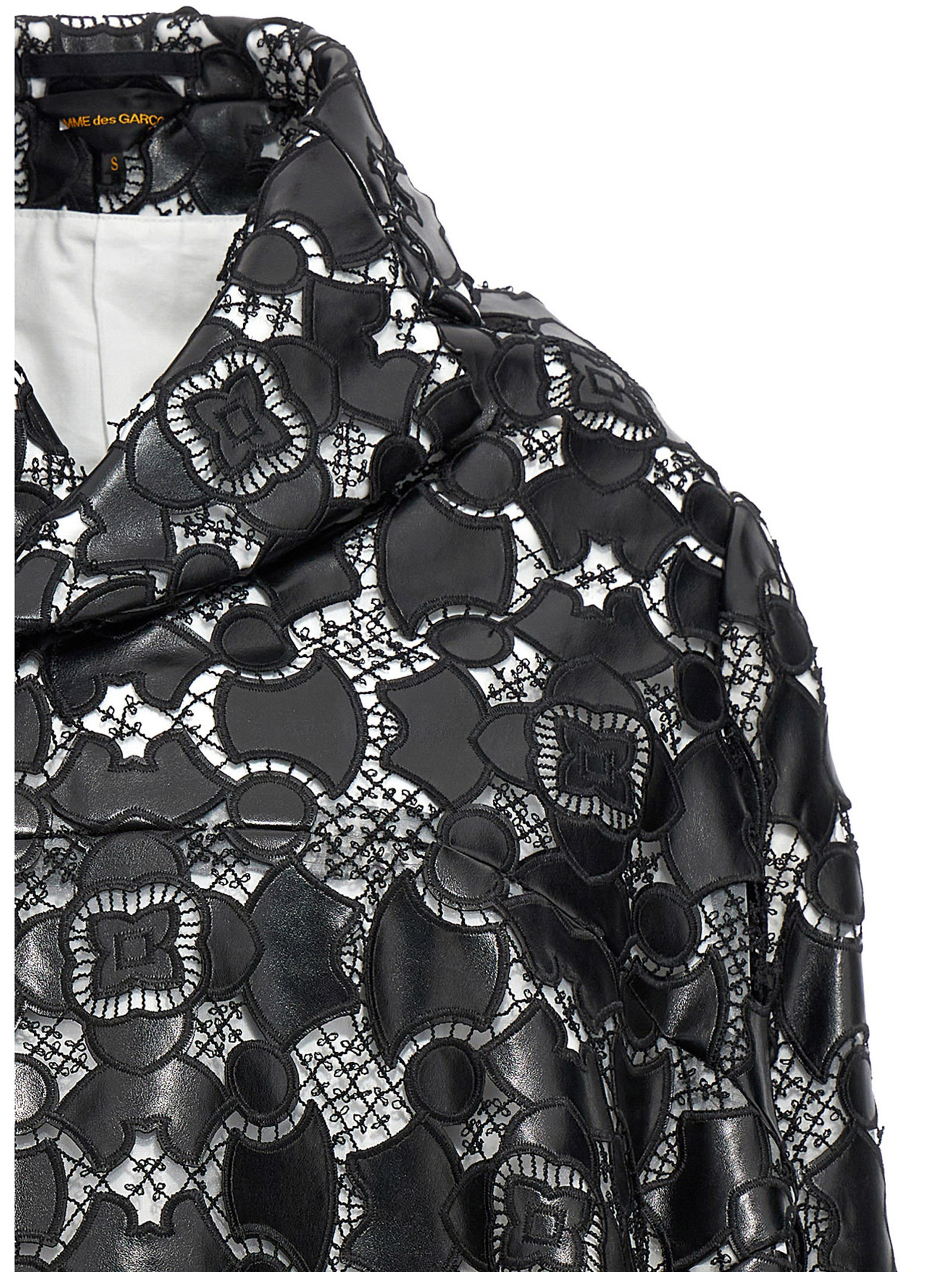COMME DES GARÇONS COMME DES GARÇONS LACE DETAILED JACKET 