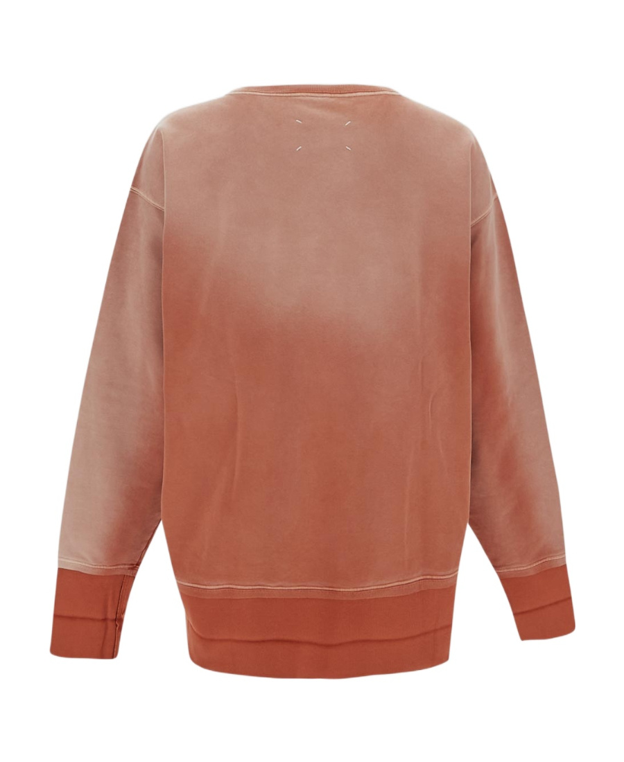 Maison Margiela Gradient Graphic-print Sweatshirt In Brown