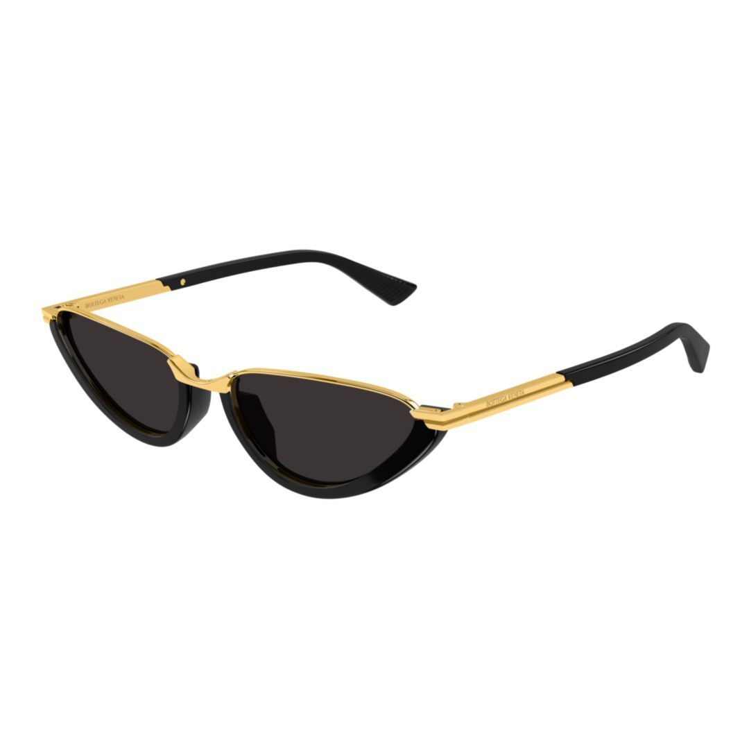 Bottega Veneta Eyewear Classic Cat Eye Sunglasses In Black