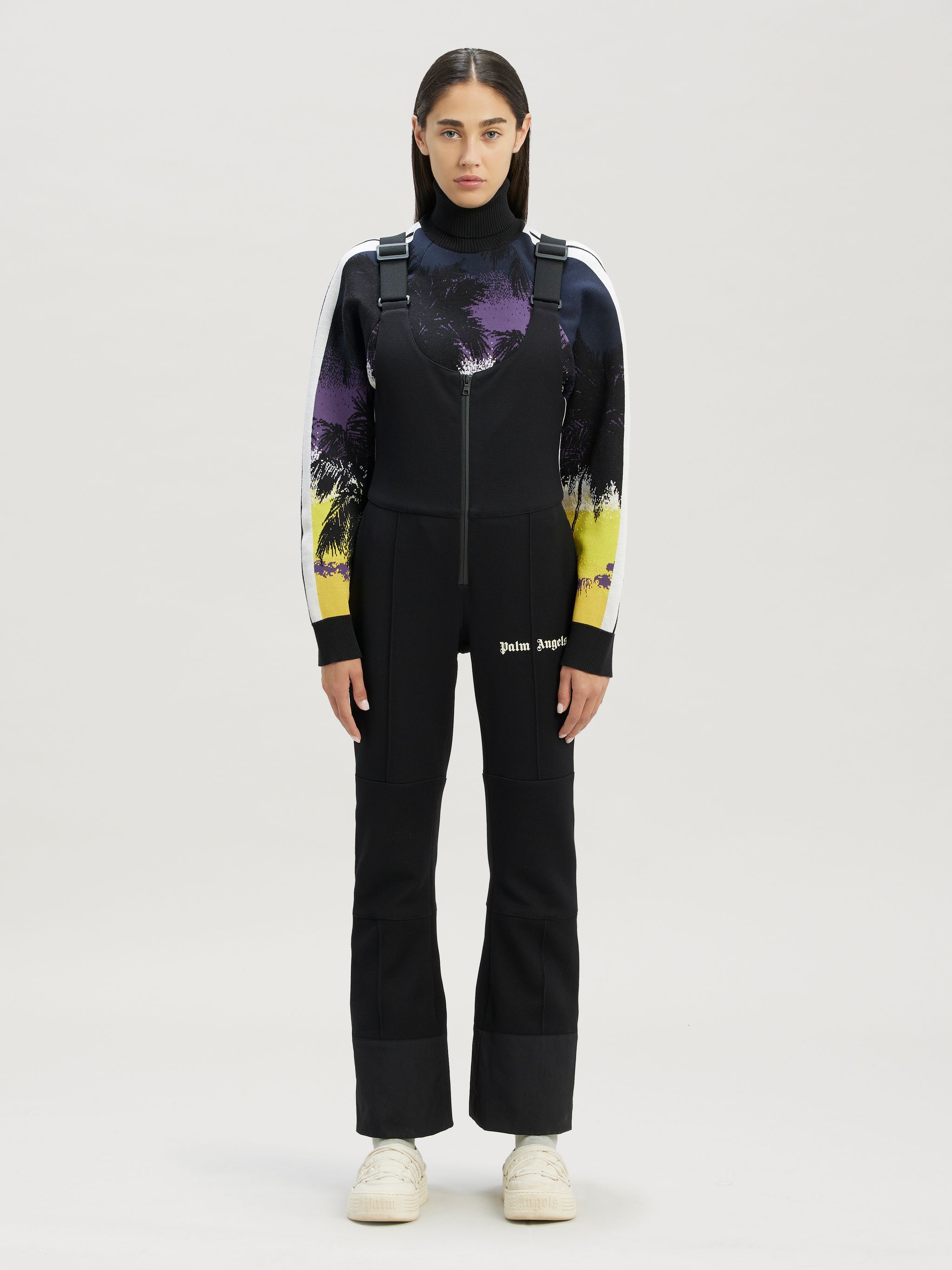 PALM ANGELS CLASSIC LOGO TRACK SKI JUMPSUIT