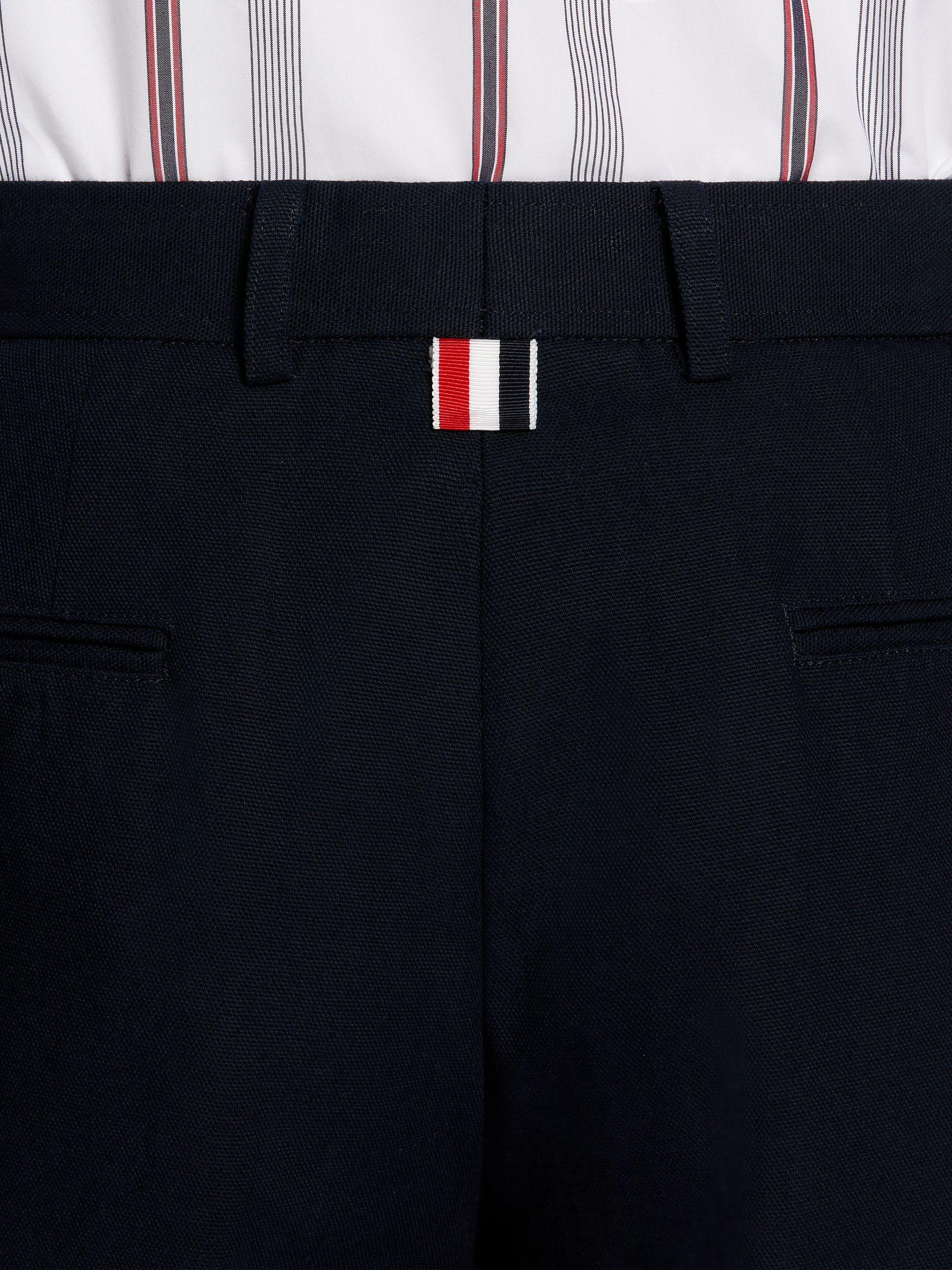 Thom Browne 4-bar Plain Weave Suiting Shorts In Black