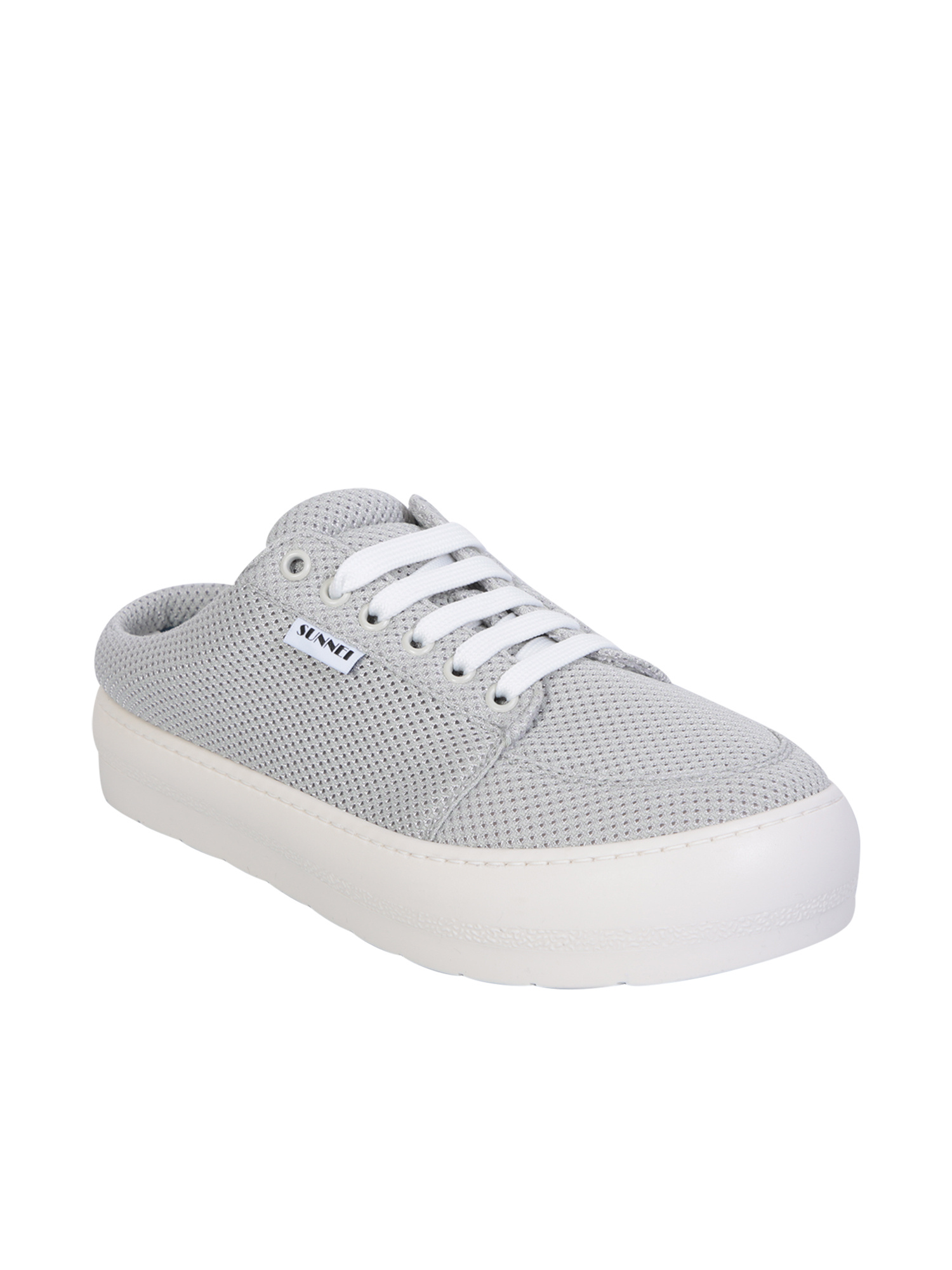 Sunnei Dreamy Sabot Slip-on Sneakers In Pearl Gray
