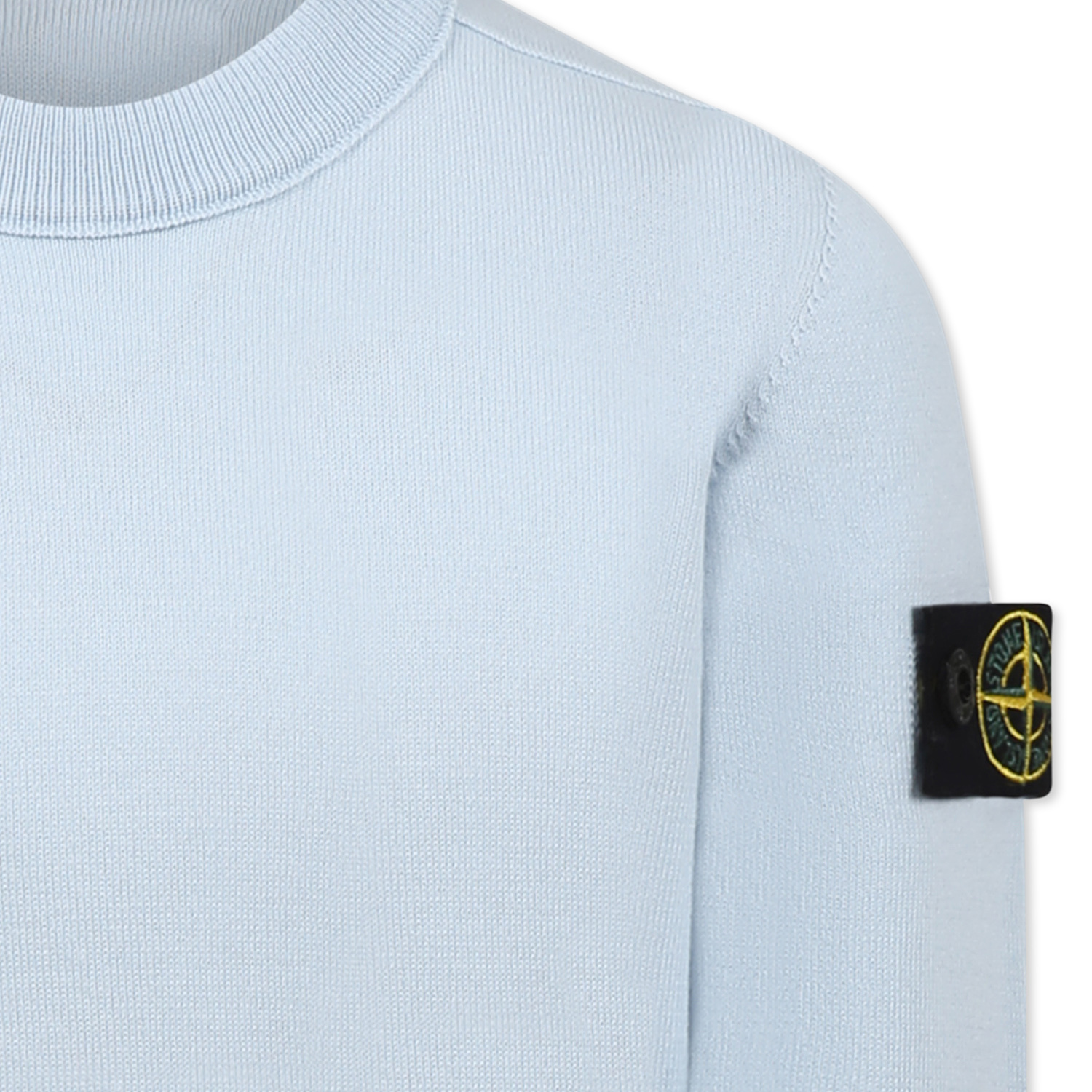 Stone Island Round-neck Sweater In Blue