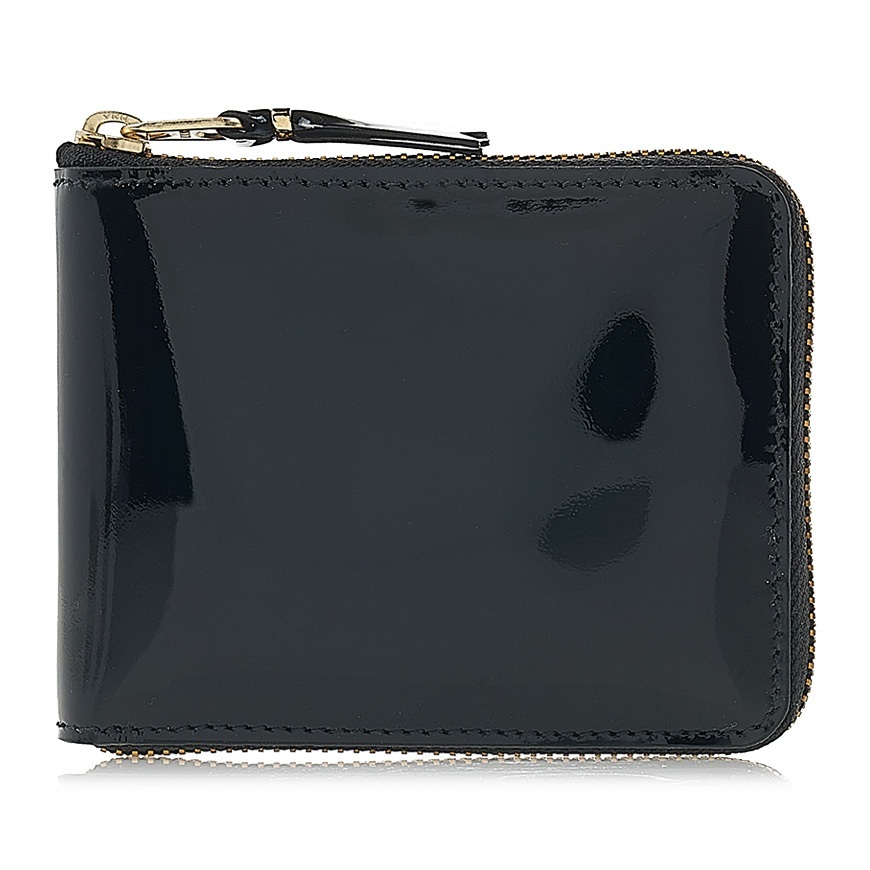 Comme Des Garçons Zipper Wallet In Black
