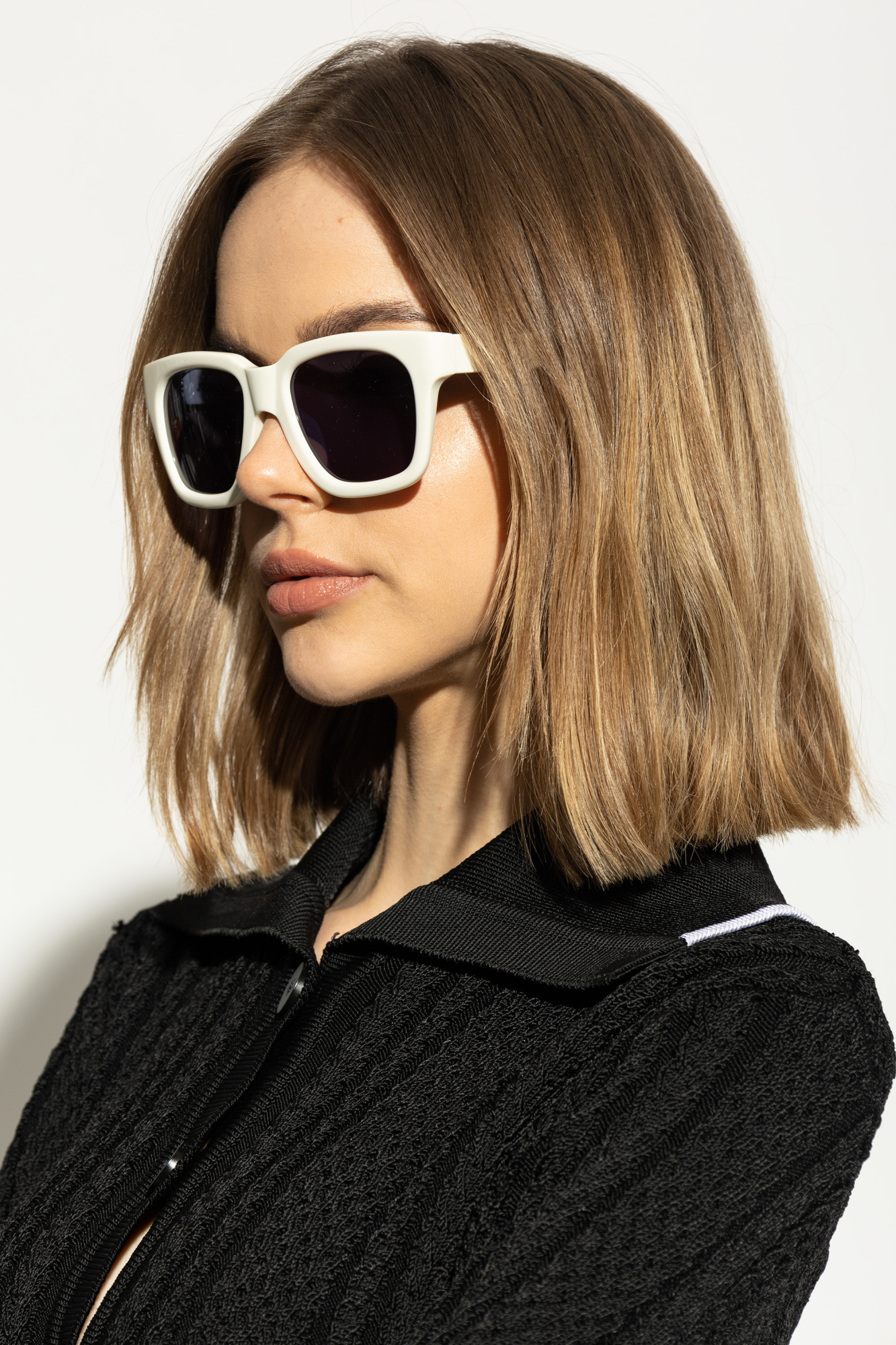 Jacquemus Logo Sunglasses In Blue