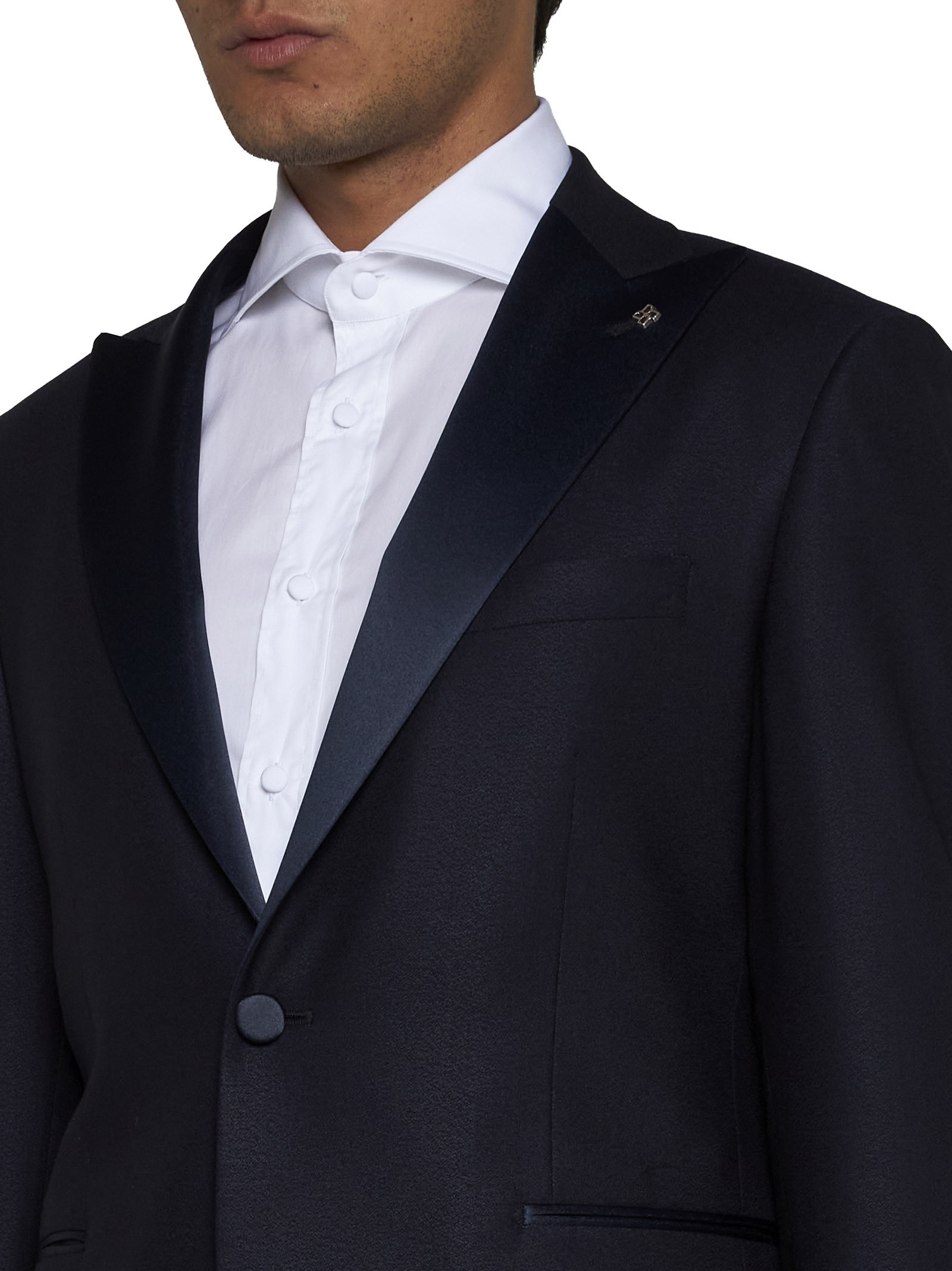 Tagliatore Single-breasted Suit In Black