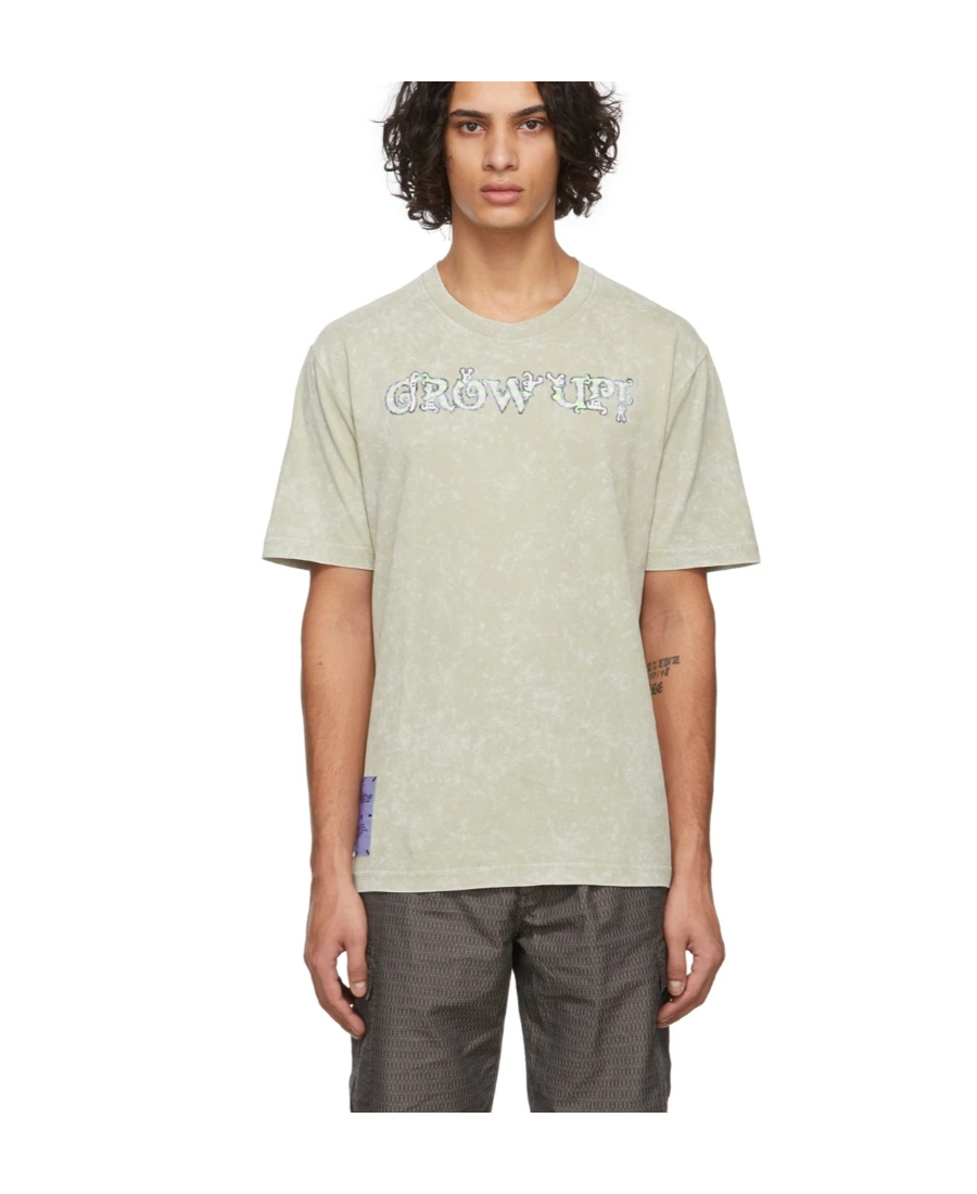 Mcq By Alexander Mcqueen Logo T-shirt With Round Neck In Nude