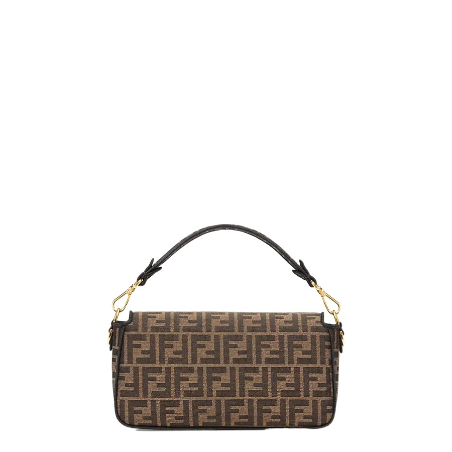 Fendi Ff Baguette Medium Shoulder Bag In Brown