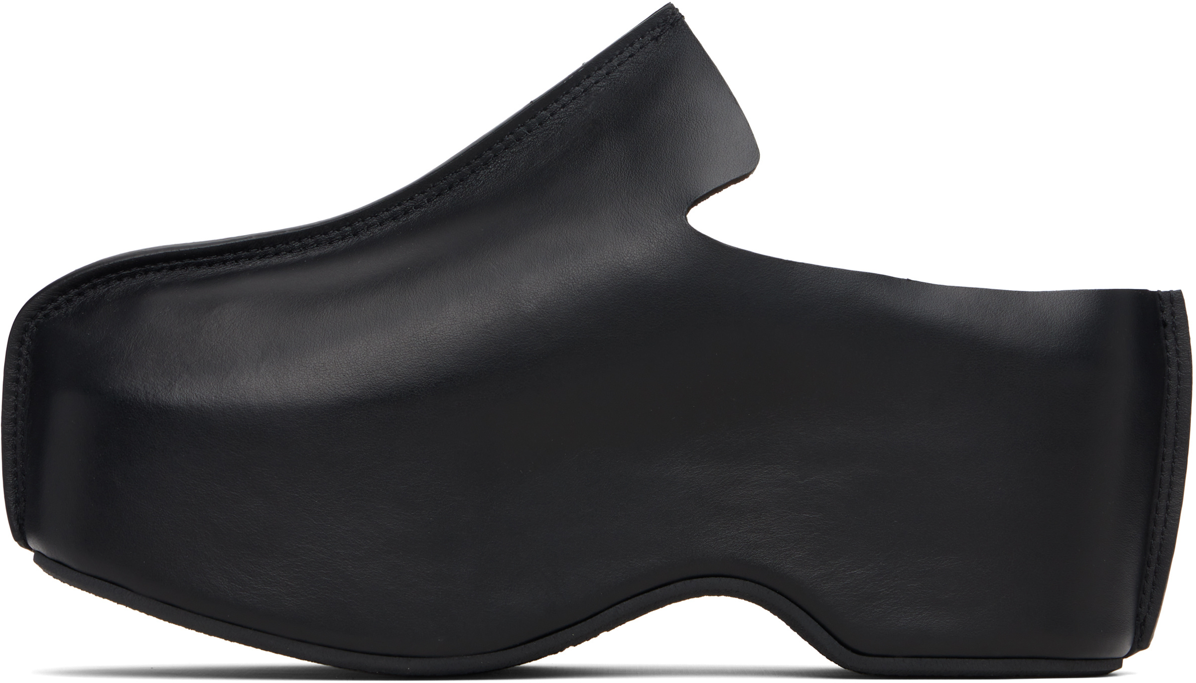 Jw Anderson Platform Mules In Black