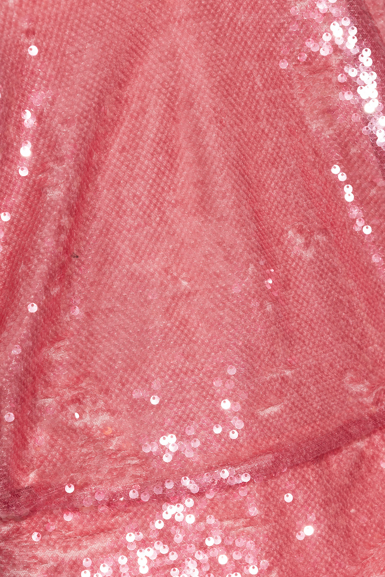 Shop Attico The Gael Sequin-embellished V-neck Mini Dress In Red